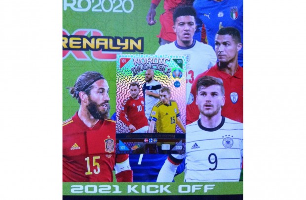 Euro 2020 Adrenalyn XL 2021 Kick Off Nordic Invincible kártya