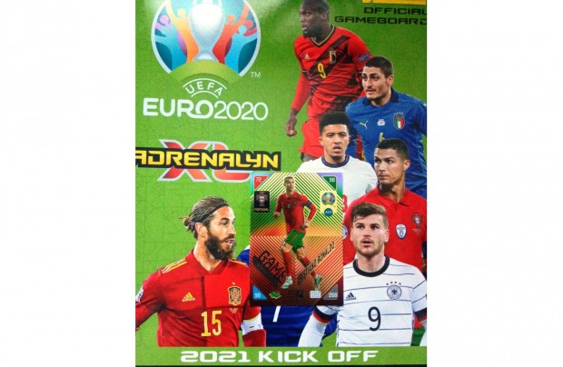 Euro 2020 kick off Adrenalyn XL Ronaldo Nordic Edition kártya