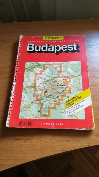 Euro City Budapest vrosatlasz, rszletessge 1:20.000