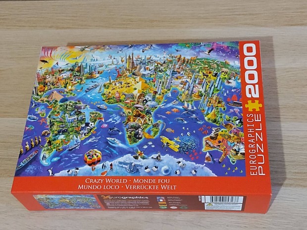 Eurographics Crazy World 2000 db-os puzzle