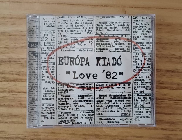 Eurpa Kiado - Love '82 CD