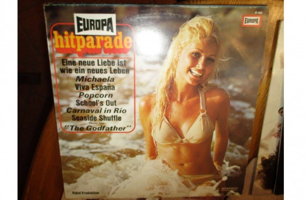 Europa hitparade bakelit hanglemez eladó