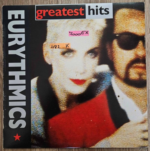 Eurythmics Greatest Hits bakelit lemez, hanglemez LP (482)