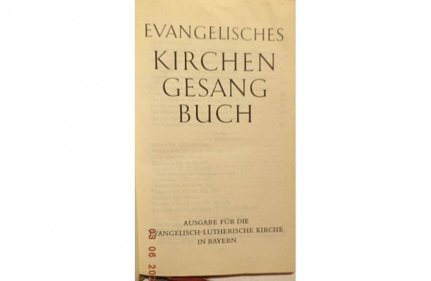 Evangelisches Kirchen Gesang Buch