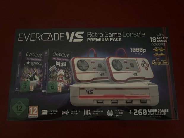 Evercade vs premium pack retro bontatlan + gaelco 1