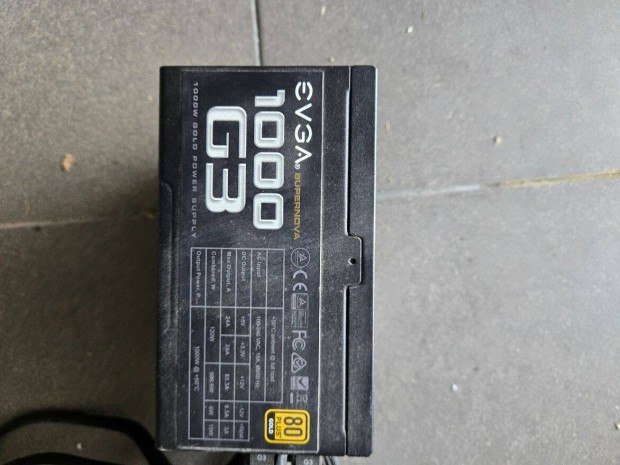 Evga 1000G3 1000W Supernova G3 80+ gold moduláris tápegység eladó