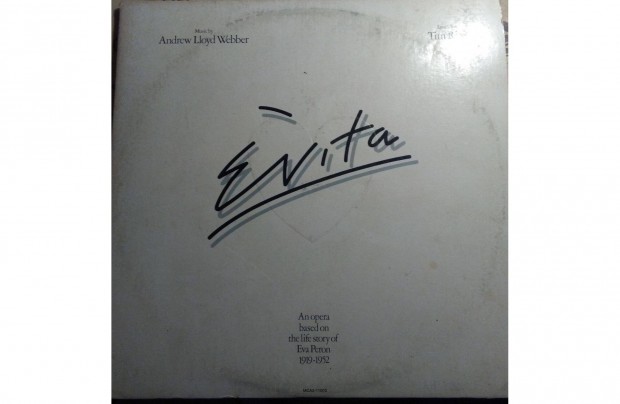 Evita dupla bakelit hanglemez album elad