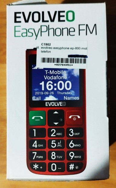 Evolveo Easyphone EP-800/FM GSM telefon