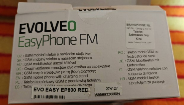 Evolveo Easyphone EP-800 Senior telefon