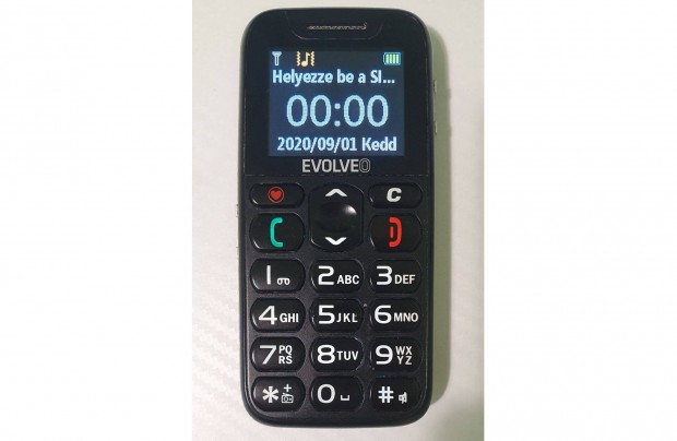 Evolveo Easyphone kártyafüggetlen, dual SIM mobiltelefon