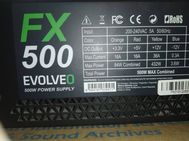 Evolveo FX 500 wattos tp elad!