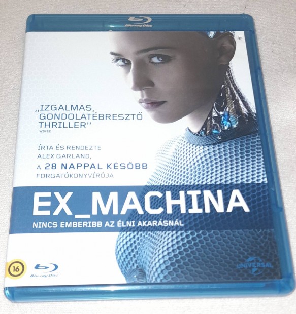 Ex machina Magyar Szinkronos Blu-ray Film 