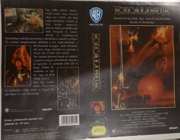 Excalibur - kaland vhs