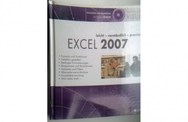 Excel 2007 , Microsoft kiadvny ,nmet nyelv knyv , flis ,j