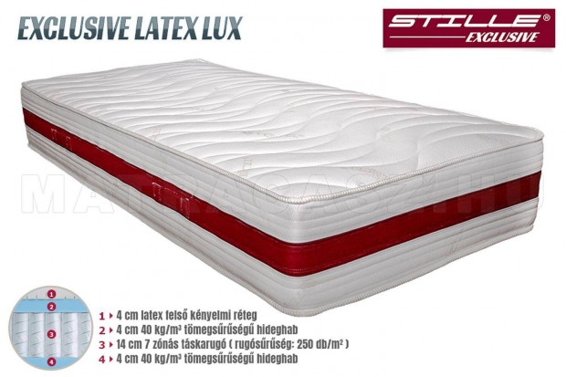 Exclusive Gl Latex Lux tskarugs matrac Tavaszi akci - 20%