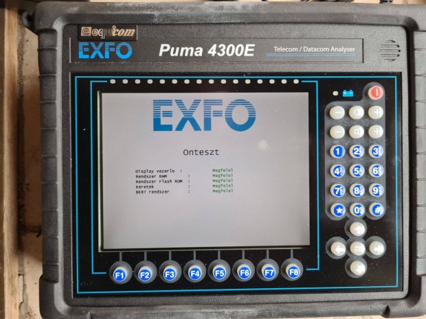 Exfo Puma 4300E Telecom / Datacom Analyser - j llapot, nteszt OK