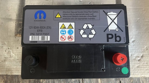 Exide 12V 60Ah 600A akkumultor