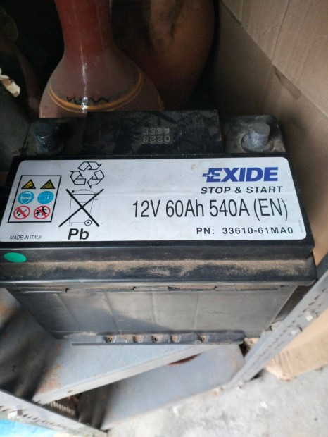 Exide 12v 60A 540A akkuml�tor