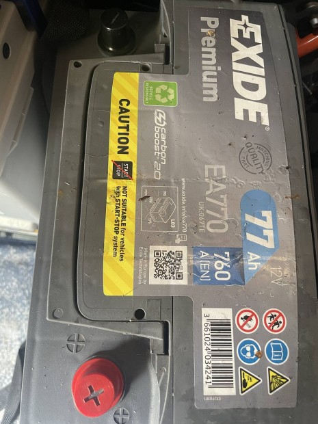 Exide 77ah premium akku
