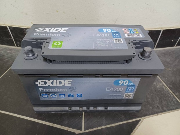 Exide Premium 90Ah EA900 12V aut akkumultor akku 720A jobb+