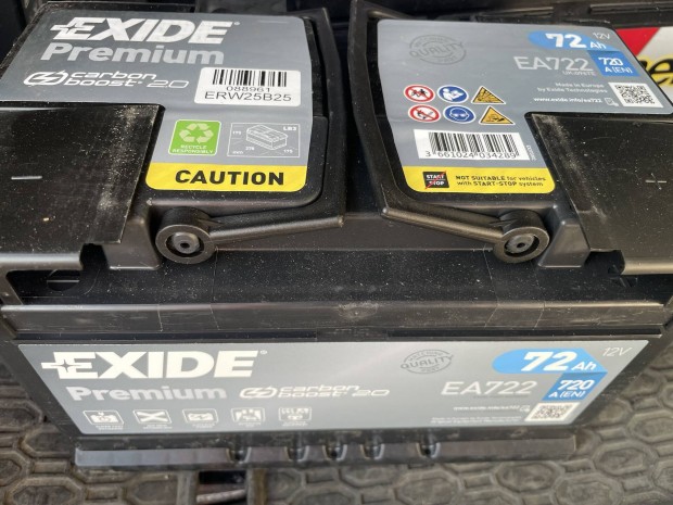 Exide premium 72ah akku j