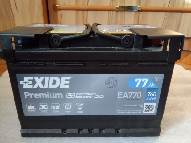 Exide premium 77 Ah akkumultor elad !