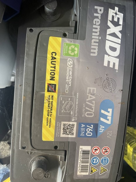 Exide premium 77ah akku EA770