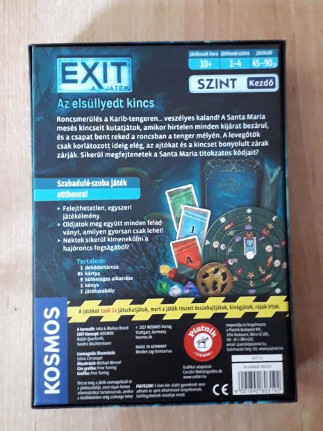 Exit Az Elsllyedt kincs szabadul jtk