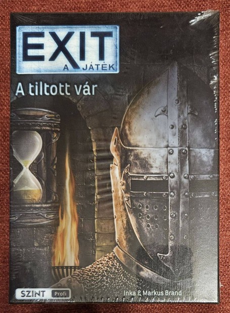 Exit - A tiltott vár (bontatlan, "szabaduló-szoba" társasjáték)