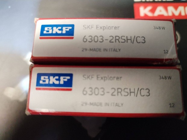 Explorer SKF Minőségi 2 db csapágy 6303 2RSH/C3