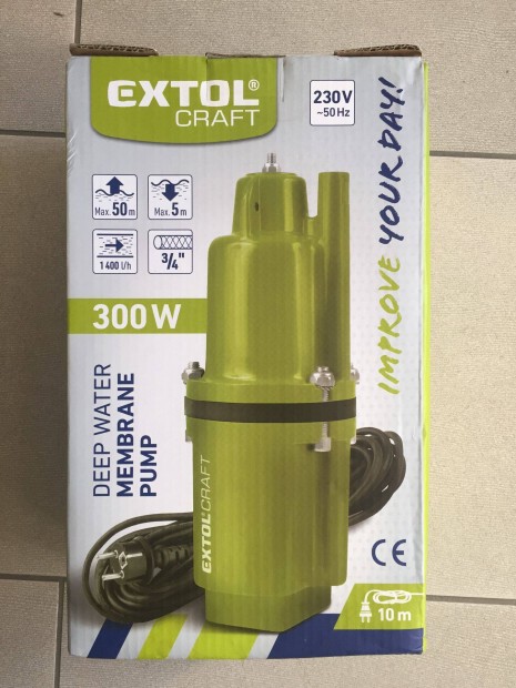 Extol 414170 Mlykti membrnos szivatty 300W, 10m kbel