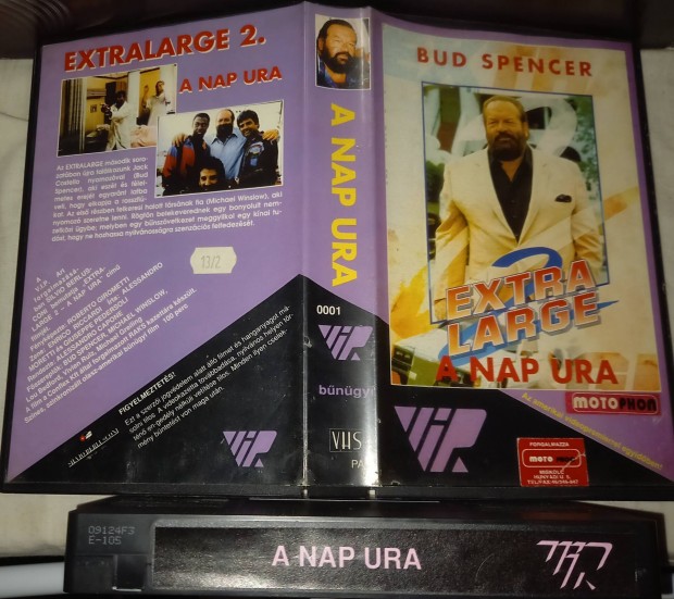 Extralarge - A nap ura - krimi vhs - Bud Spencer