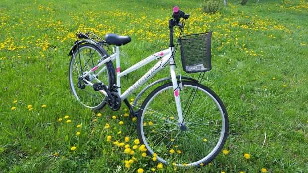 Exxplorer elite lady női crosstrekking kerékpár fehér