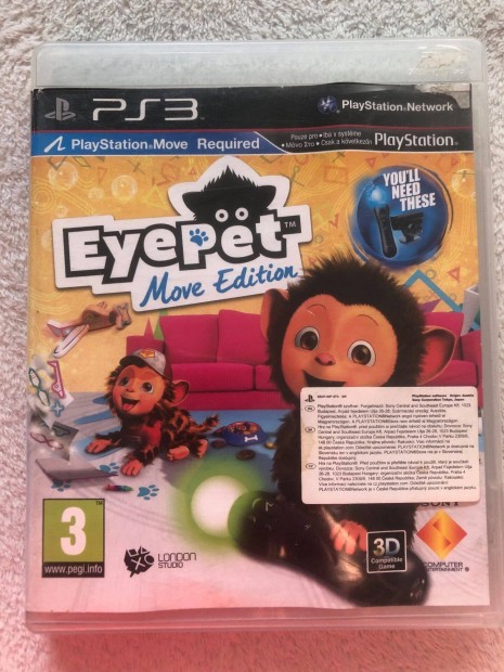 Eyepet Move Edition Ps3 Playstation 3 jtk