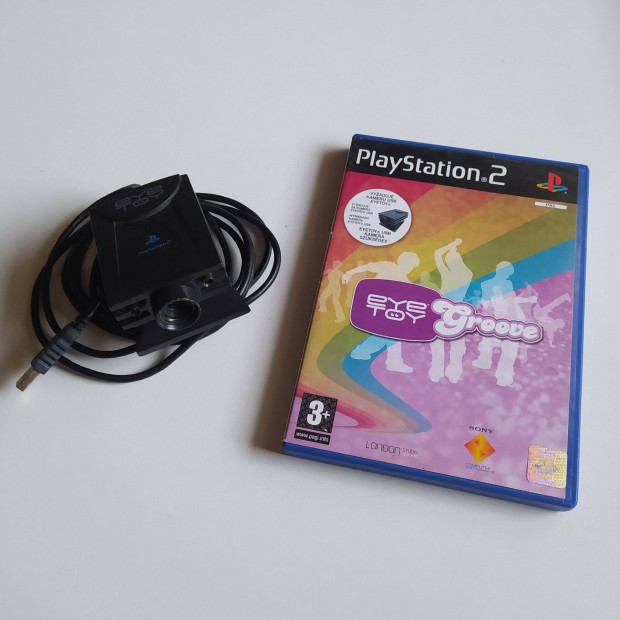 Eyetoy kamera + Groove jtk PS2 Playstation 2