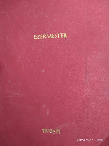 Ezermester 1970-71 teljes vad egybektve elad