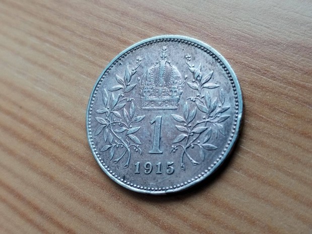 Ezüst 1915-ös Ferenc József 1 cronen