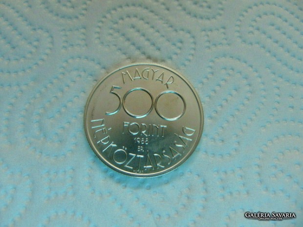 Ezst 500 forint 1990 Labdarg VB. 28 gramm 900 as ezst