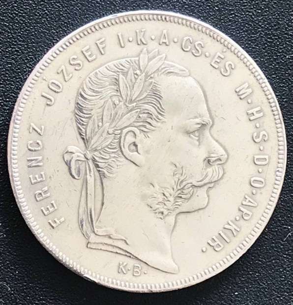 Ezüst Ferenc József 1 forint 1879 KB