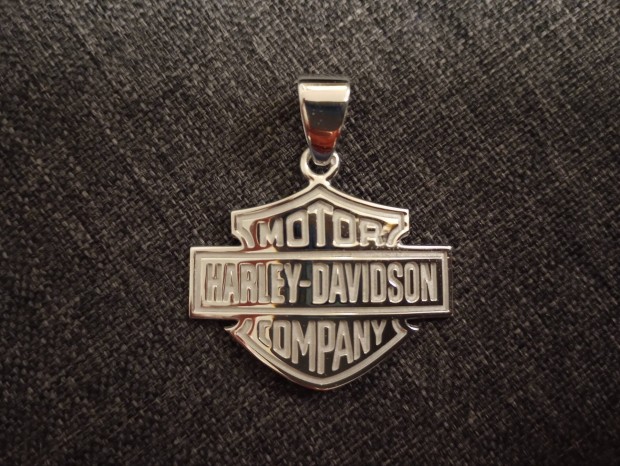 Ezst Harley Davidson medl 