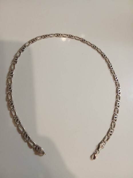 Ezüst nyaklánc különleges szemű, 18g
