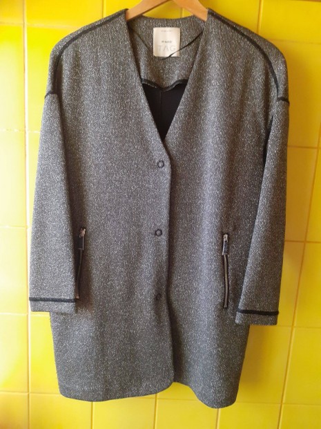 Ezüst színű olasz oversize blézer