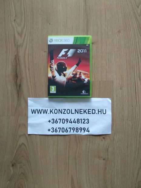 F1 2011 eredeti Xbox 360 jtk