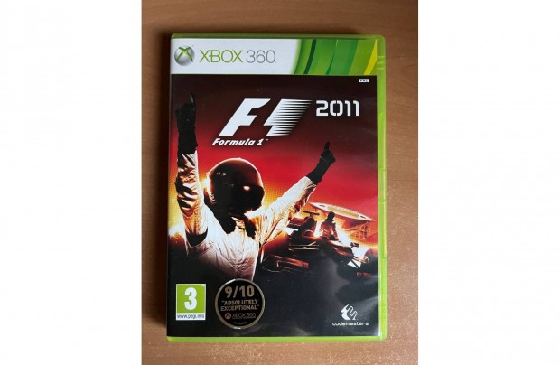 F1 2011 xbox 360-ra elad!