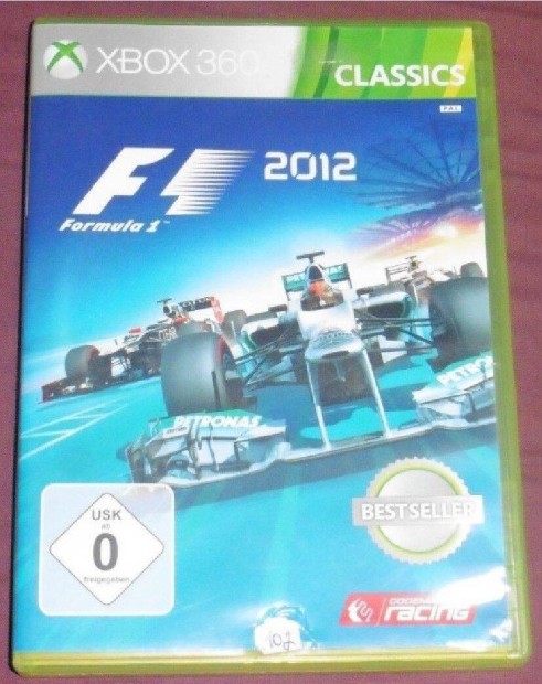 F1 2012 (Forma 1) Gyri Xbox 360 Jtk Akr Flron