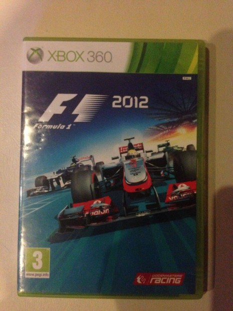 F1 2012 eredeti xbox360 jtk elad-csere