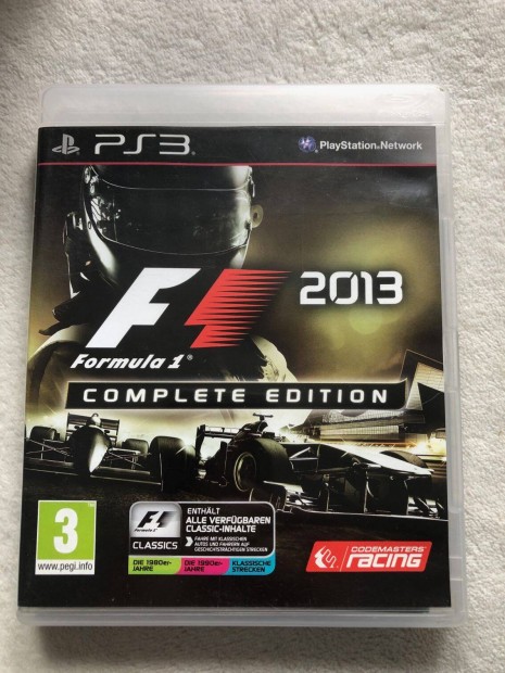 F1 2013 Formula 1 Ps3 Playstation 3 jtk