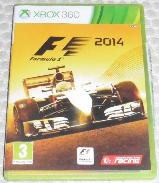 F1 2014 (Forma 1) Gyri Xbox 360, Xbox ONE, Series X Jtk Akr flr