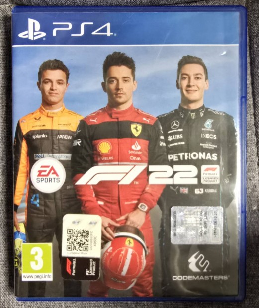 F1 22 Ps4 hasznlt jtk Playstation 4 Ps5 