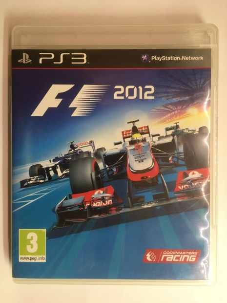 F1 Formula 1 2012 Playstation 3 Ps3 jtk